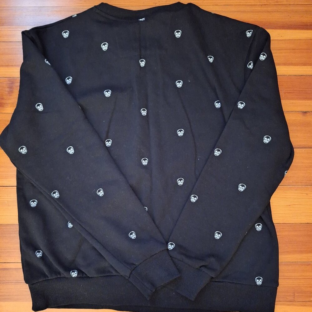 Men's Black Skull Sweatshirt